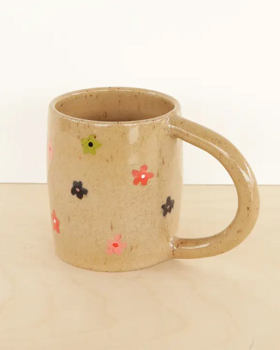 Ditsy Combo - Handmade Ceramic Ditsy Floral Mug - Nightshift Ceramics - Printfresh
