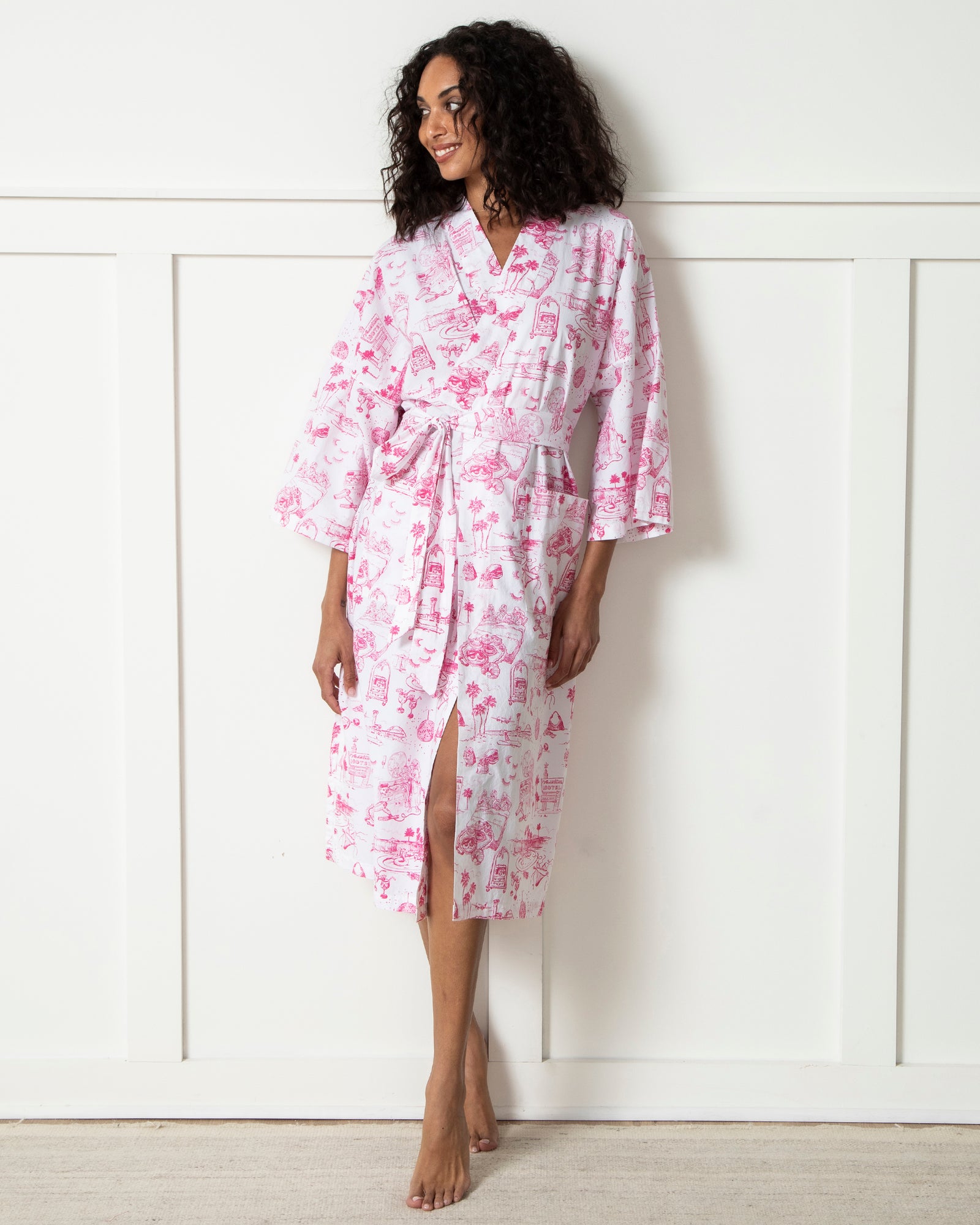 PF x Sean Taylor Girls' Trip Toile - Robe - Pink Cloud - Printfresh