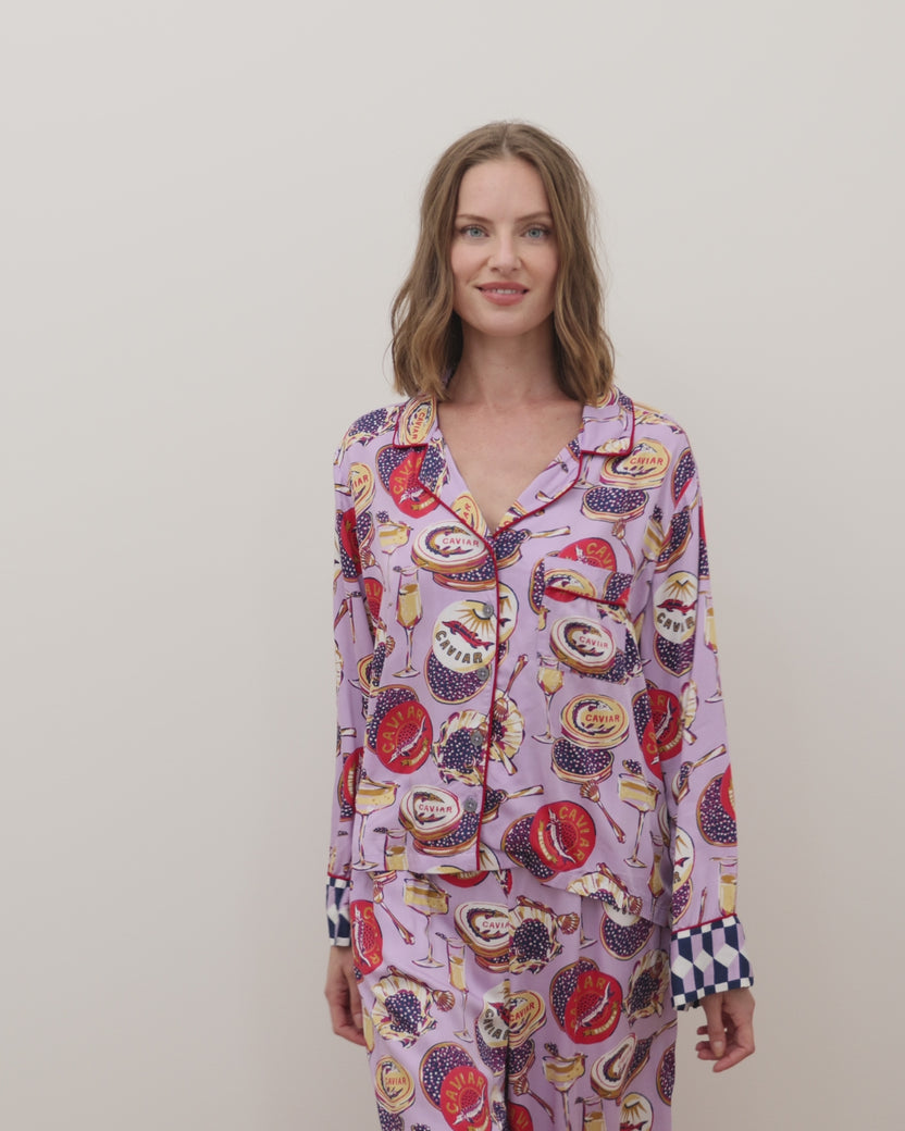 Champagne & Caviar - Eco Satin Rittenhouse Set - Lavender Spritz