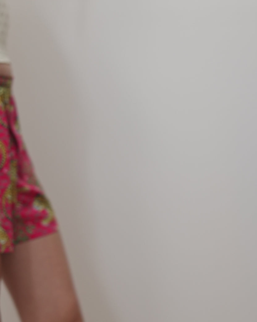 Bagheera - Eco Satin Boyfriend Boxer - Hot Pink