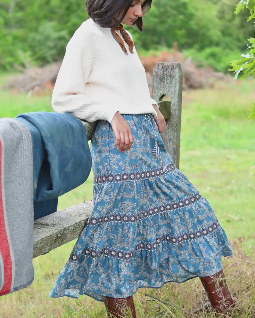 Western Crown - Erin Skirt - Riverstone