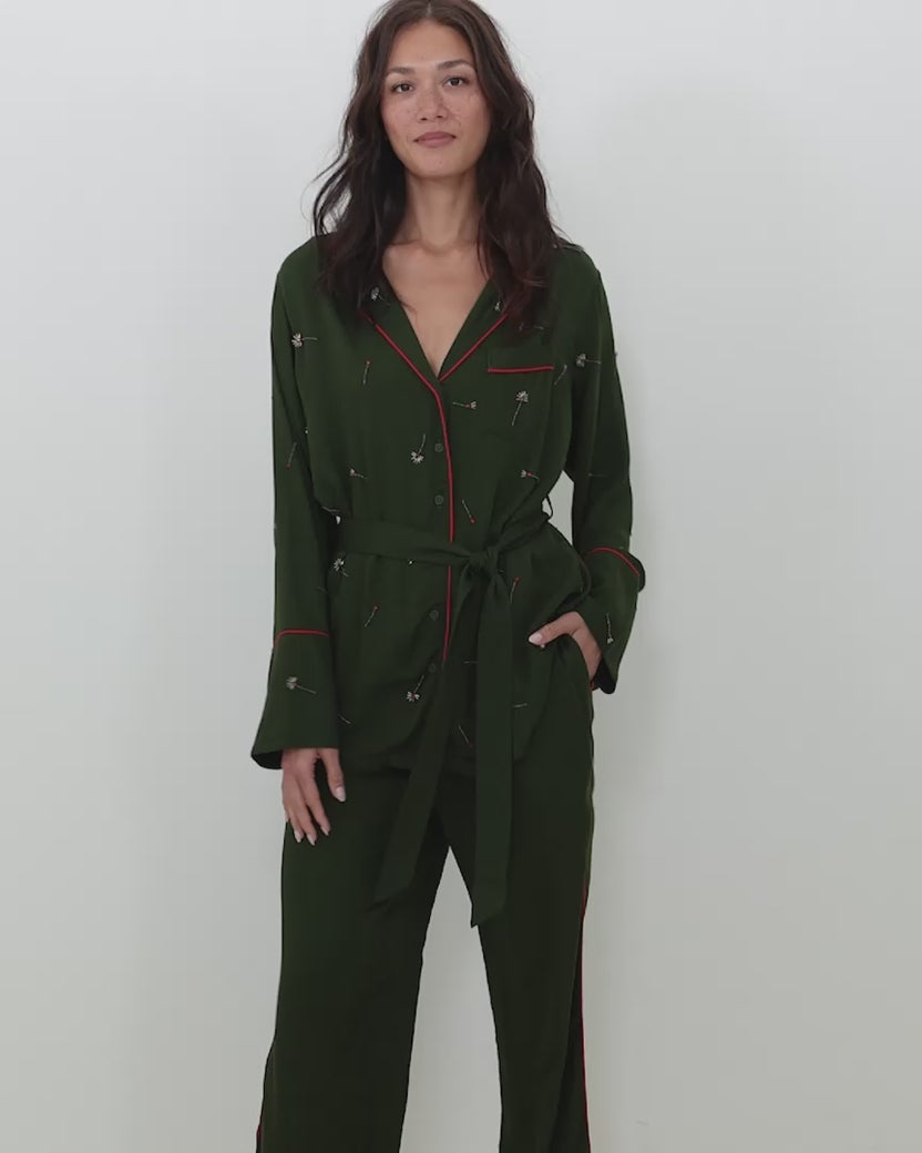 Matchmaker - Satin Mid-Century Set - Olive