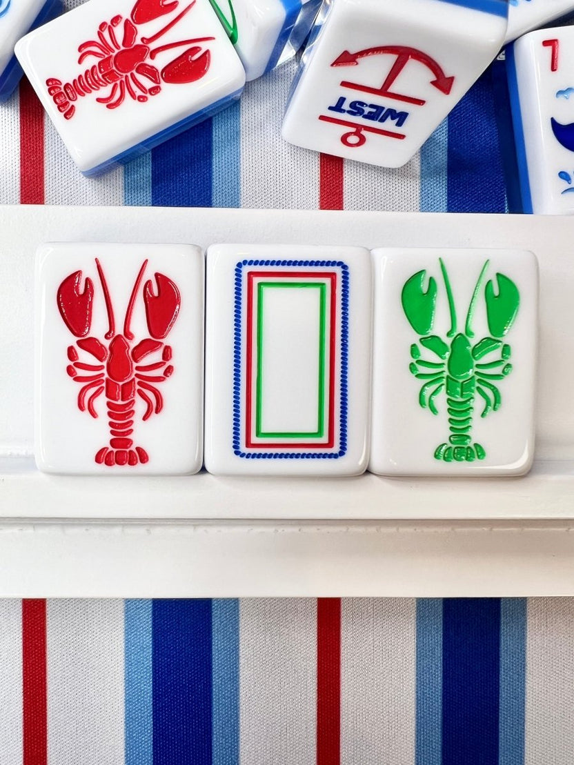 Nantucket - Mahjong Tile Set with Mat & Shufflers - Bam! Let’s Mahjong®
