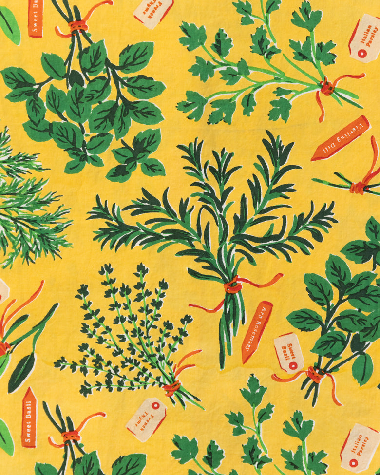 Herb Garden - Short Sleep Set - Citrine - Printfresh