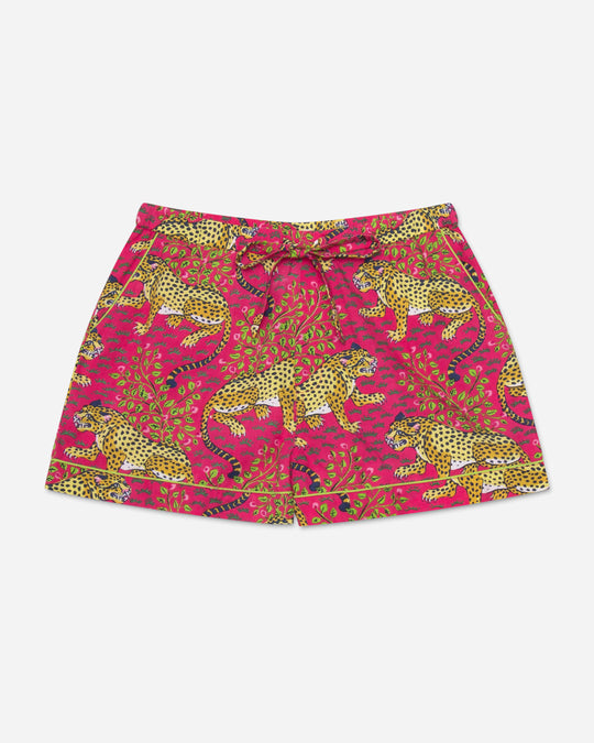 Bagheera - Pajama Shorts - Hot Pink - Printfresh