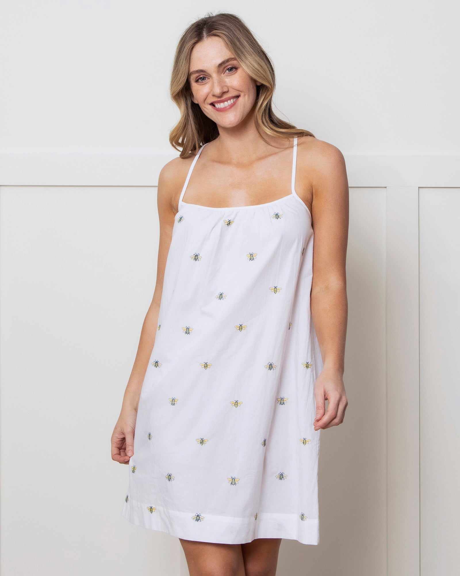 Beekeeper - Cami Nightgown - Cloud - Printfresh