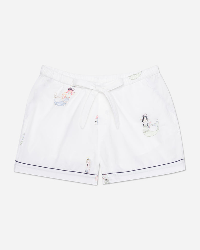 Daughters of Triton - Pajama Shorts - Cloud - Printfresh