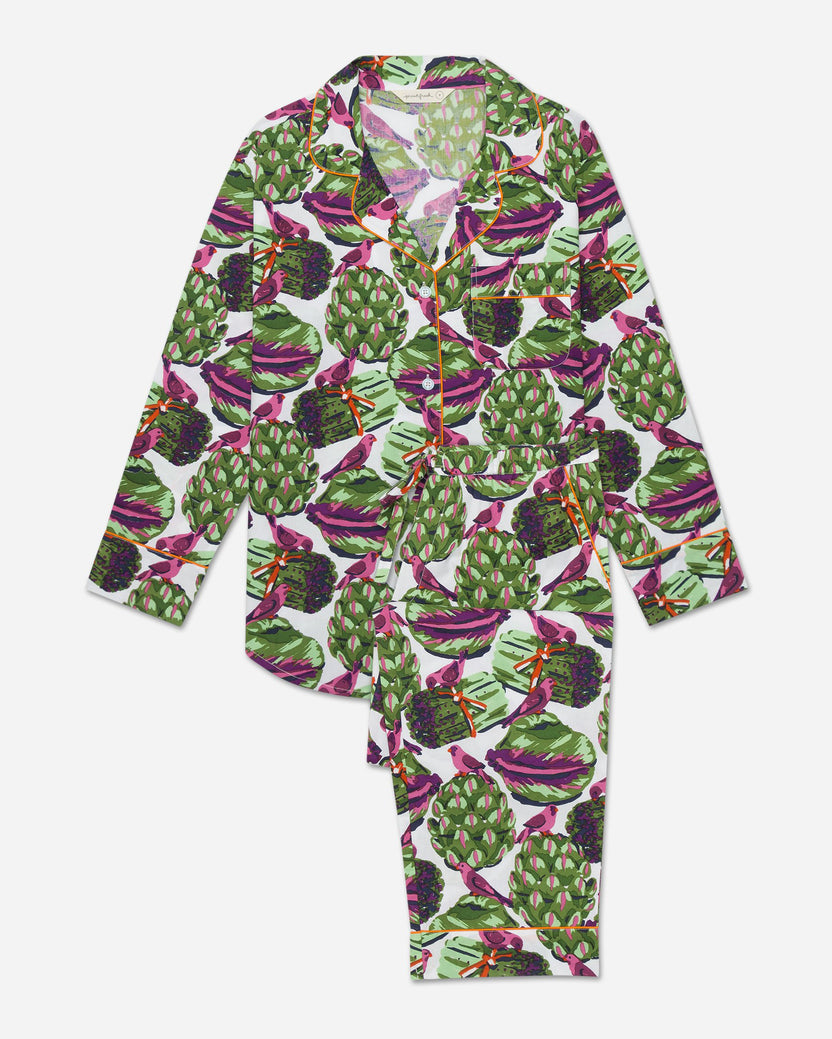Eat Your Asparagus - Long Sleep Set - Cloud - Printfresh