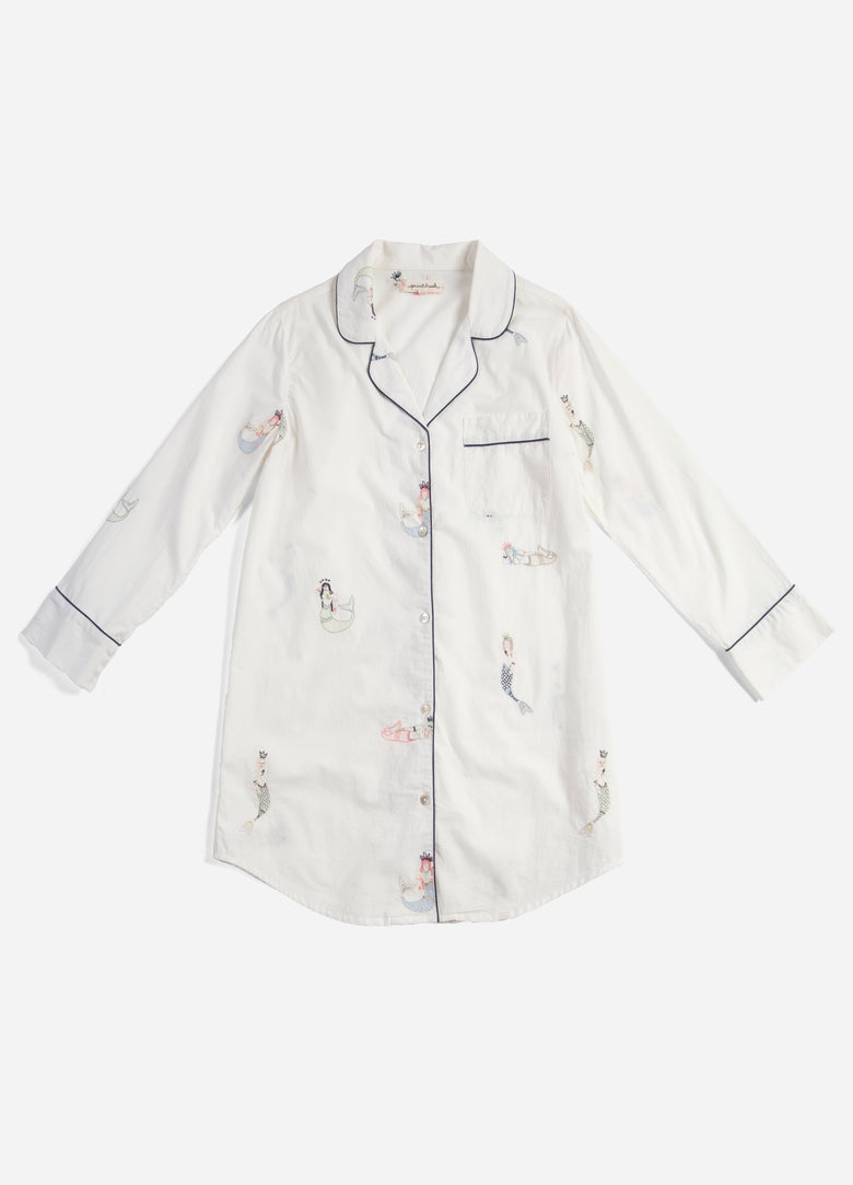 Daughters of Triton - Sleep Shirt - Cloud - Printfresh