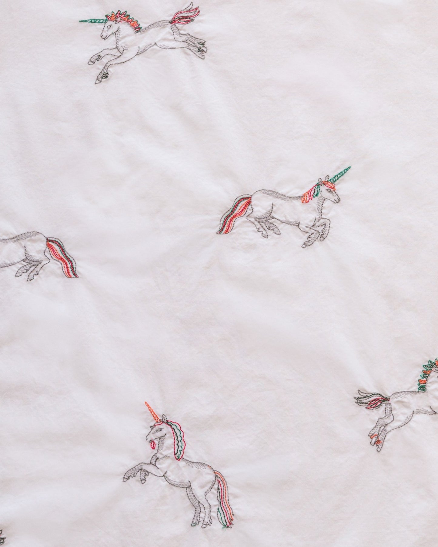 Embroidered Unicorn - Long Sleep Set - Cloud - Printfresh