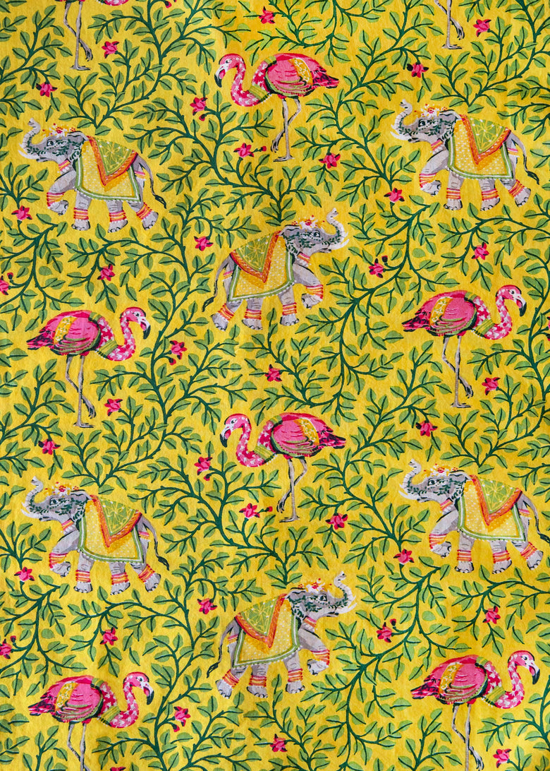 Flamenco - Pajama Shorts - Dandelion - Printfresh