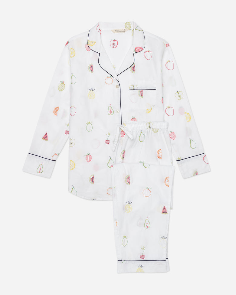 Fruit Medley - Long Sleep Set - Cloud - Printfresh - main image 3