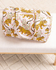 Bagheera - Quilted Duffle Bag - Blush - Printfresh