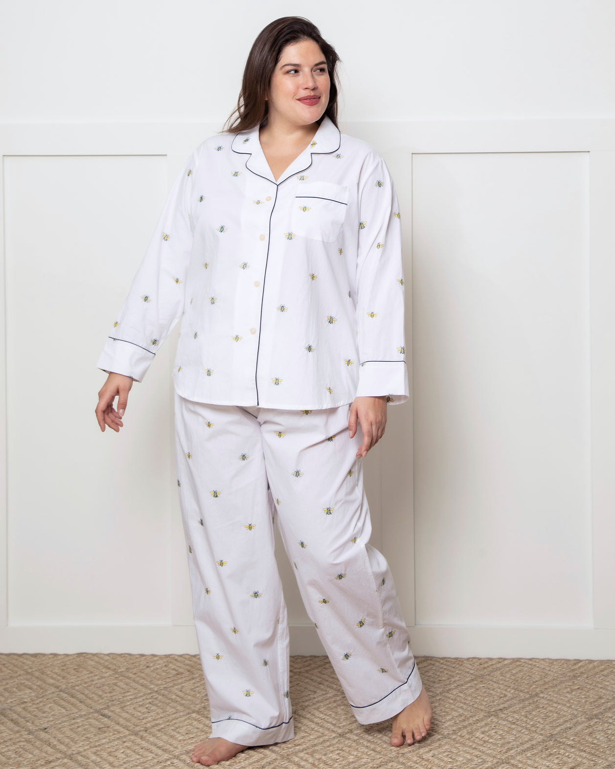 Beekeeper - Long Sleep Set - Cloud - Printfresh