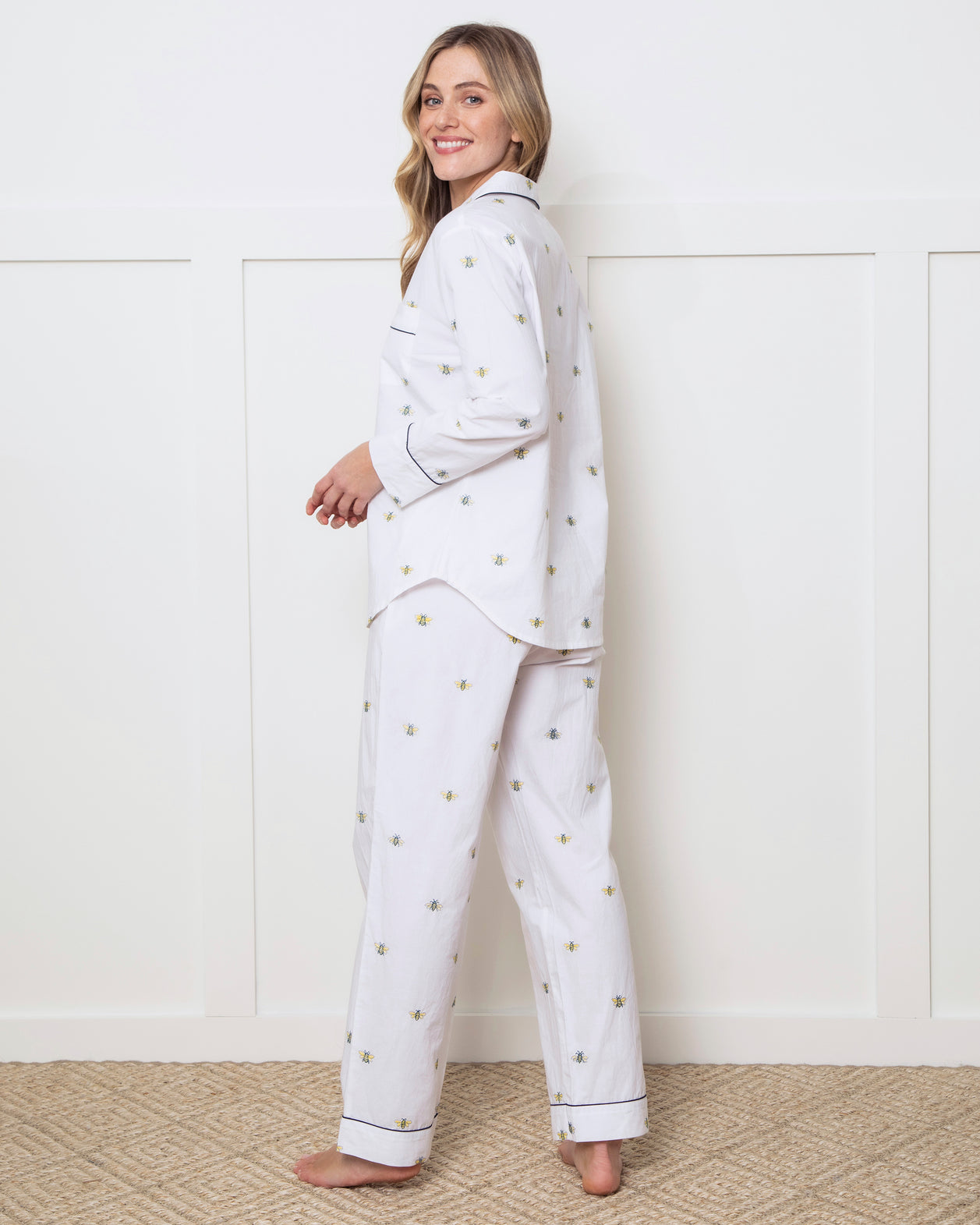 Beekeeper - Long Sleep Set - Cloud - Printfresh