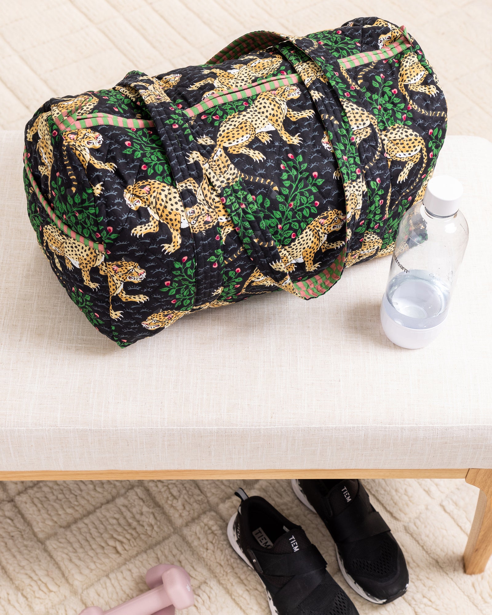 Bagheera - Quilted Duffle Bag - Ink - Printfresh