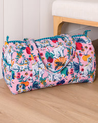 Good Dog - Quilted Duffle Bag - Vintage Rose - Printfresh