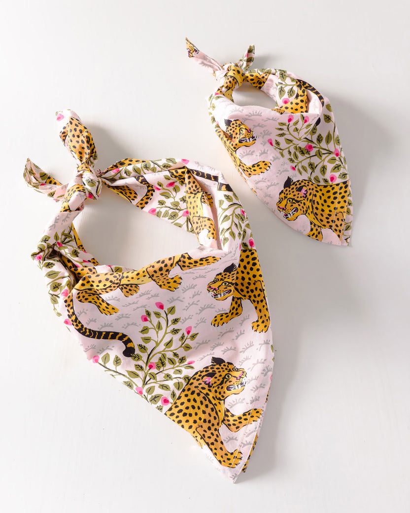 Bagheera - Pet Bandana - Blush - Printfresh
