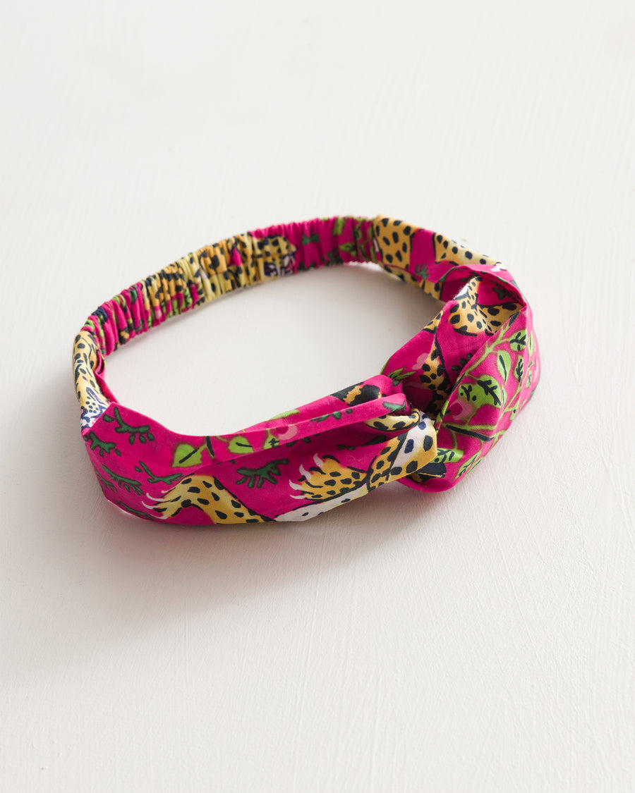 Bagheera - Twisted Headband - Hot Pink - Printfresh