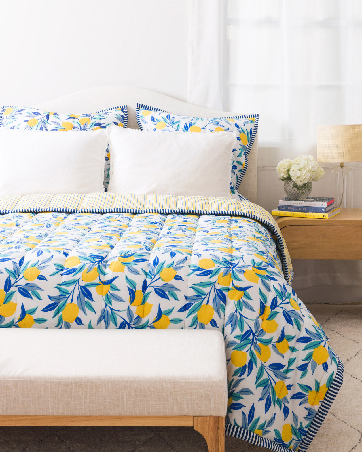 Lemon Zest - Quilt - Cloud - Printfresh