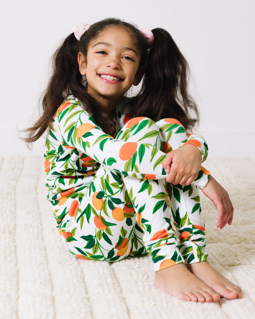 Clementine - Kids Pajama Set - Cloud - Printfresh