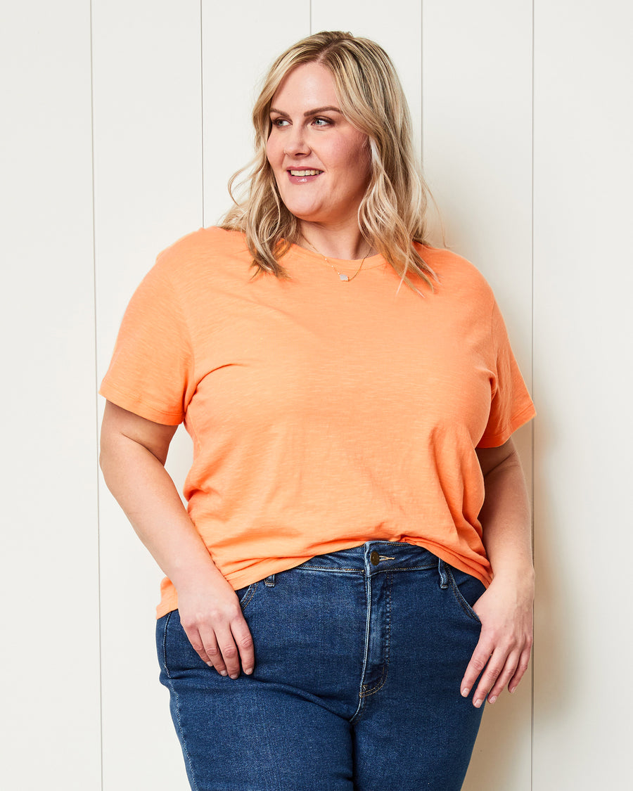 Saturday Tee - Knit T-Shirt - Creamsicle - Printfresh