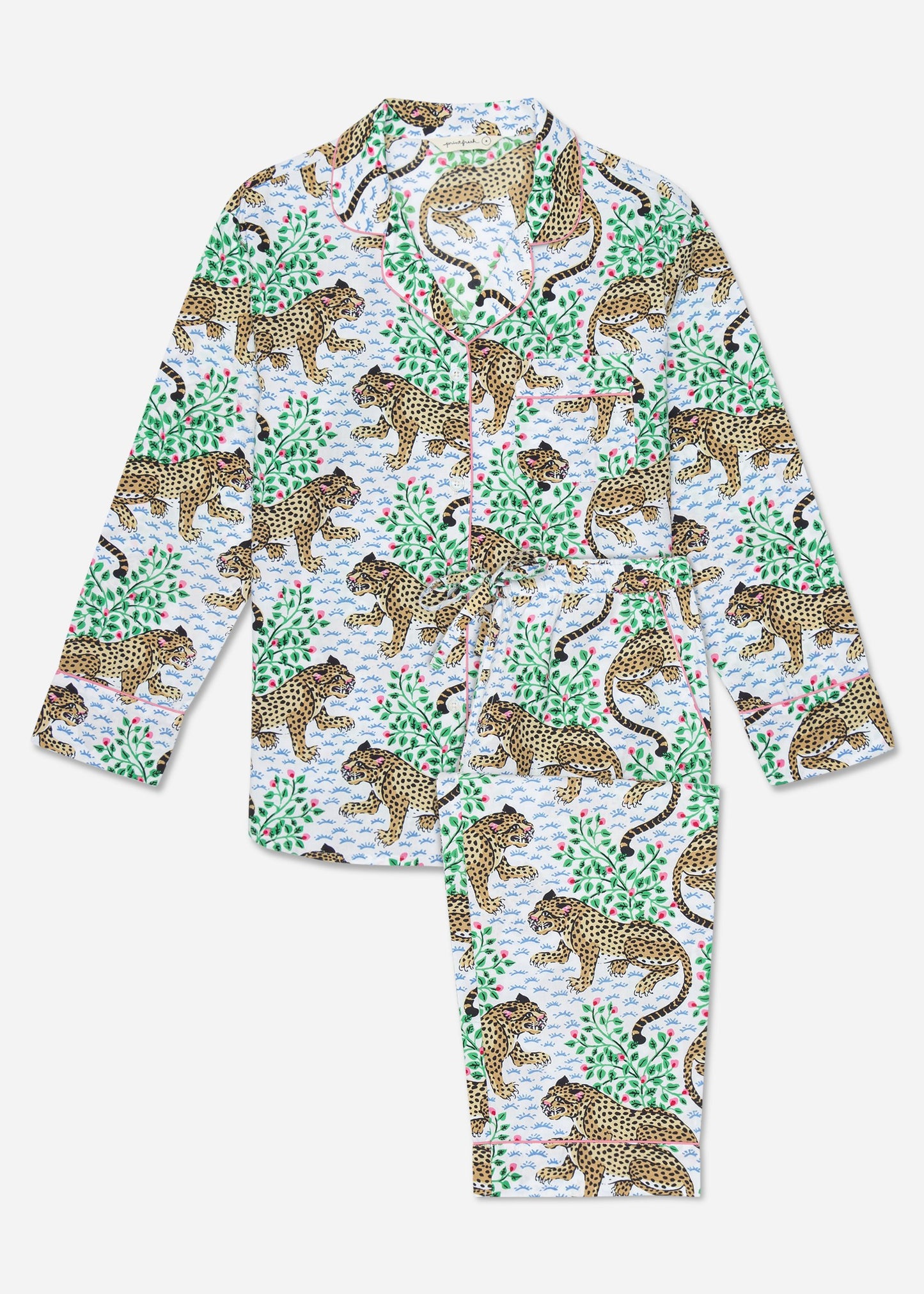 Bagheera - Long Sleep Set - Cloud - Printfresh