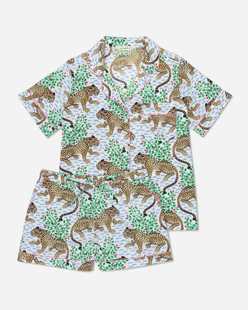 Bagheera - Short Sleep Set - Cloud - Printfresh