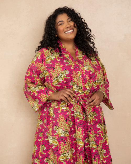 Cotton Robes for Women | Shop Printed Bath Robes - Printfresh