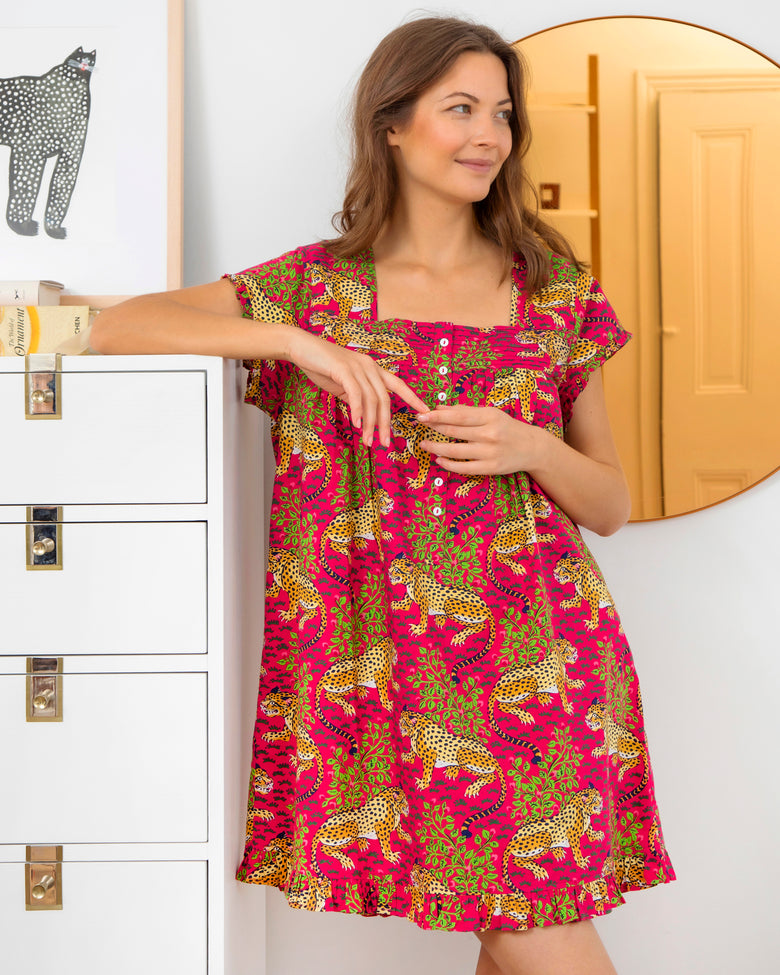 pink pajamas dress Loomlin Women Lounge Robes Lingerie Robe For Women Pajama Dress Heart Pajama Set Pajamas Gown For Woman Bath Robes For Women's Robes Pink Robe Summer Robe