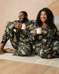 Bagheera - Mens Long Sleep Set - Ink - Printfresh