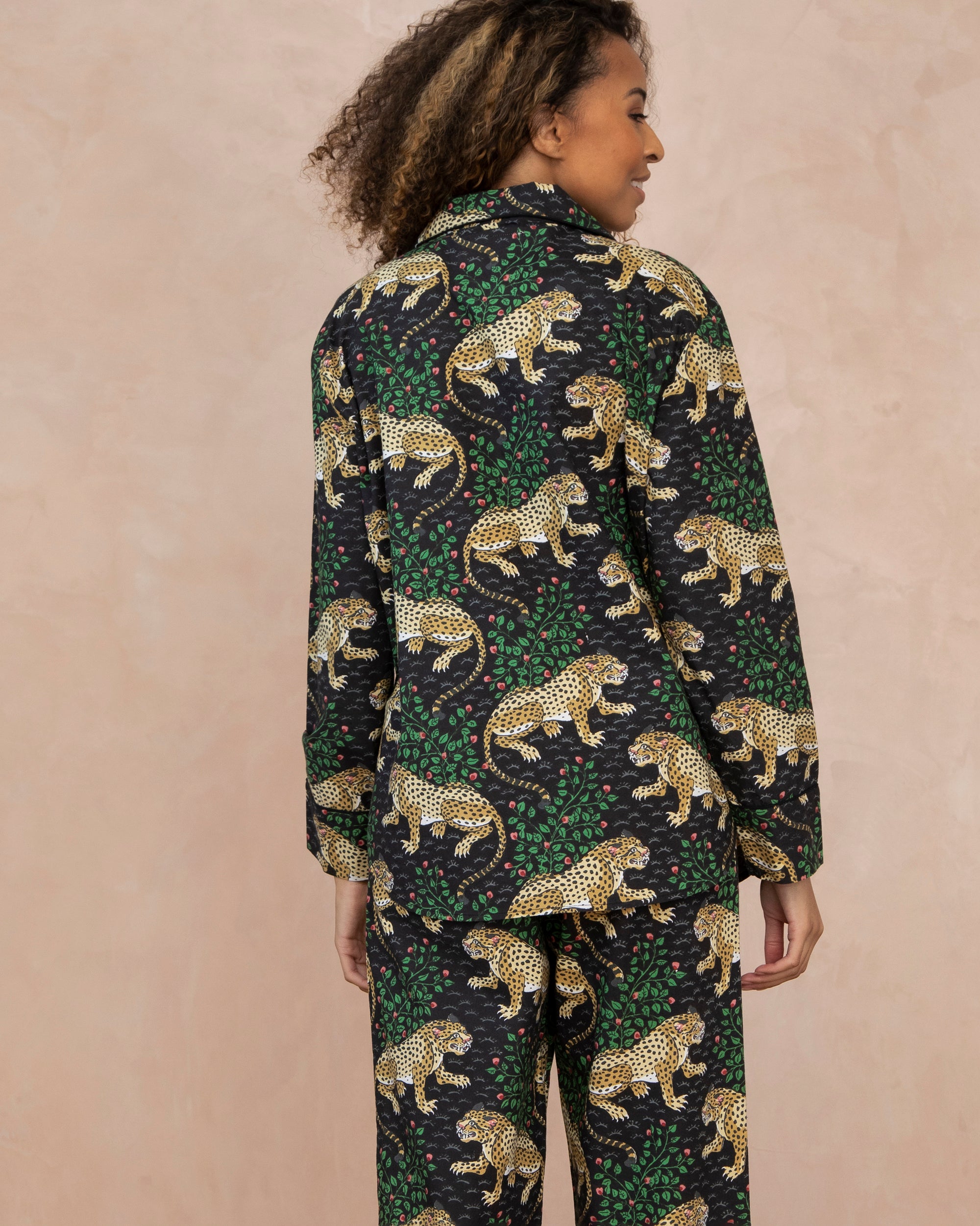 Bees 'n Stripes Gucci-Inspired Long Sleeved Satin Pyjama Set