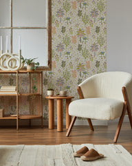 Camel's Courtyard - Peel & Stick Wallpaper - Linen - Printfresh