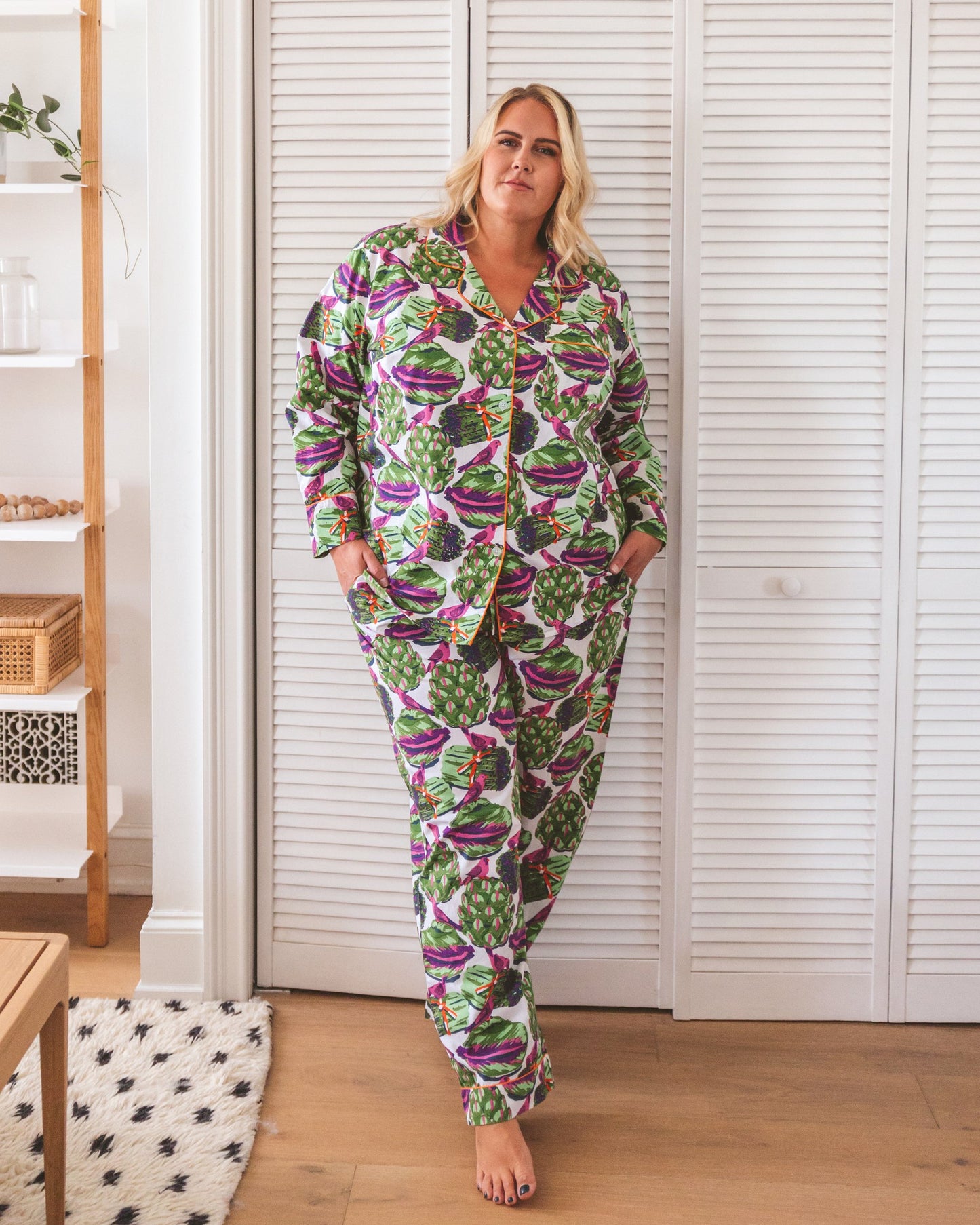 Eat Your Asparagus - Long Sleep Set - Cloud - Printfresh