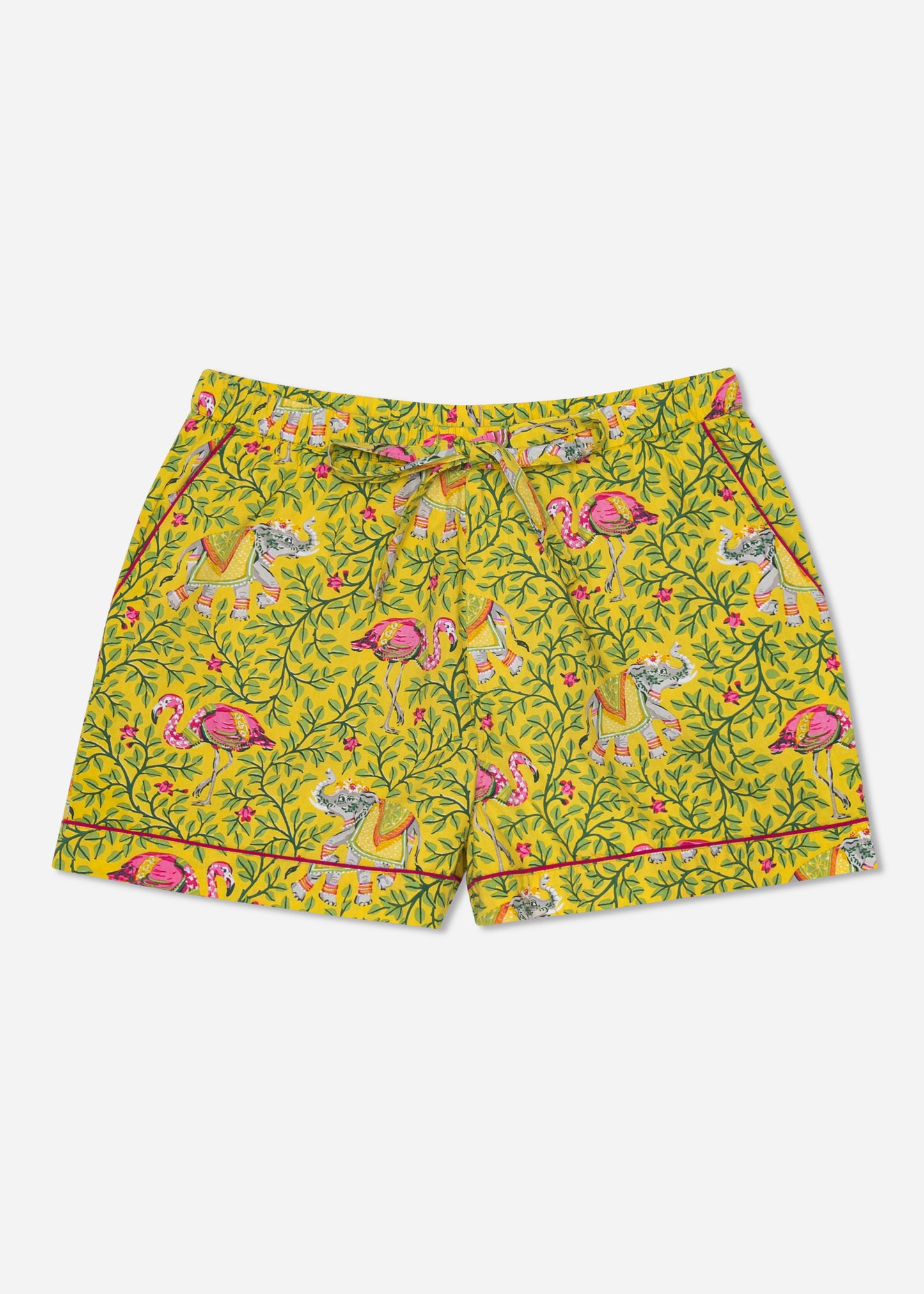 Flamenco - Pajama Shorts - Dandelion - Printfresh