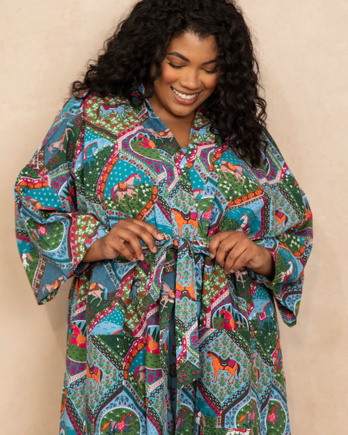 Cotton Robes for Women | Shop Printed Bath Robes - Printfresh