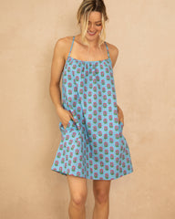 In Bloom - Cami Nightgown - Denim - Printfresh