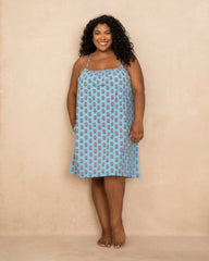 In Bloom - Cami Nightgown - Denim - Printfresh