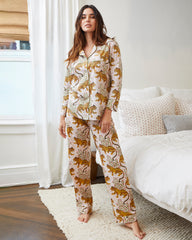 Bagheera - Petite Long Sleep Set - Blush - Printfresh