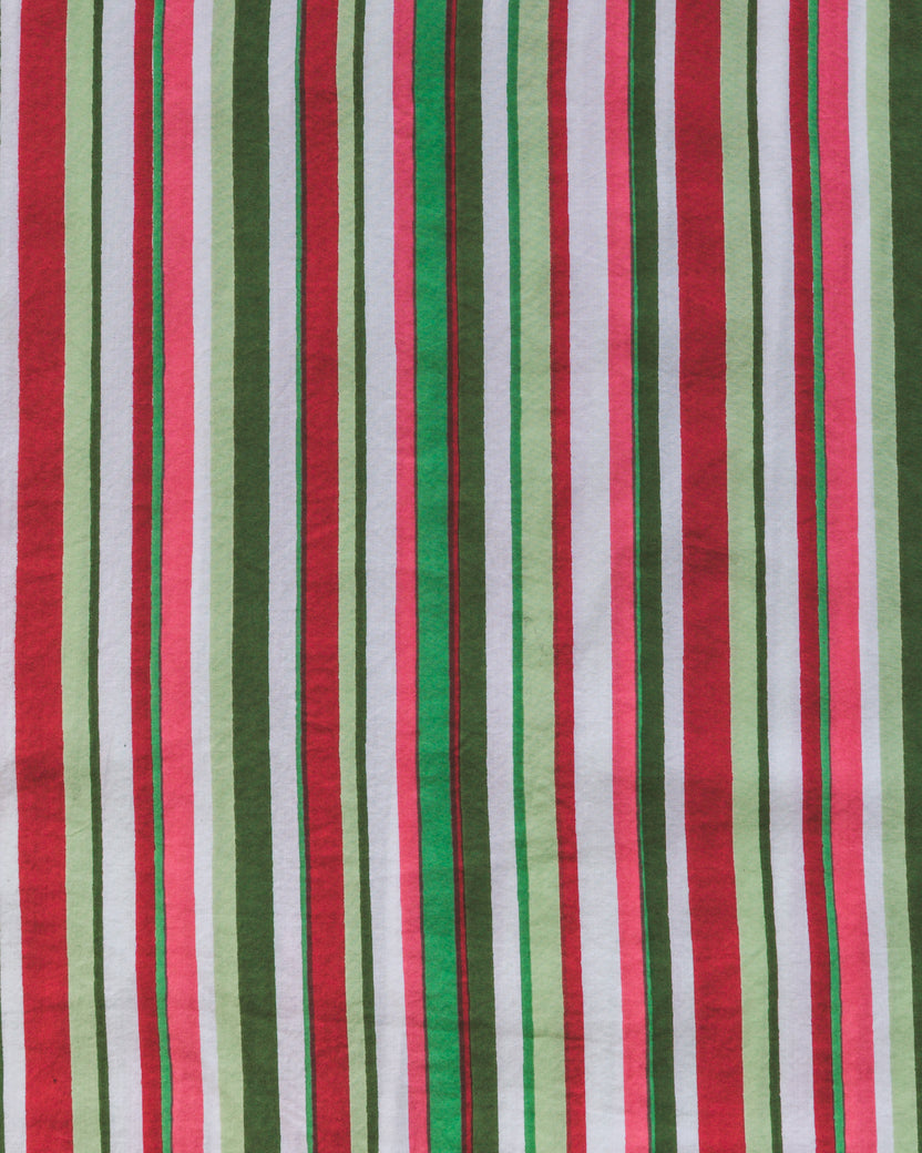 Candy Cane Stripe - Mens Long Sleep Set - Peppermint - Printfresh
