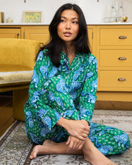 Tiger Queen - Tall Long Sleep Set - Jade - Printfresh