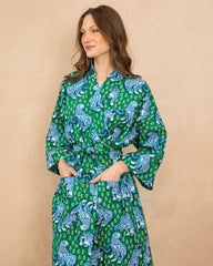 Tiger Queen - Robe - Jade - Printfresh