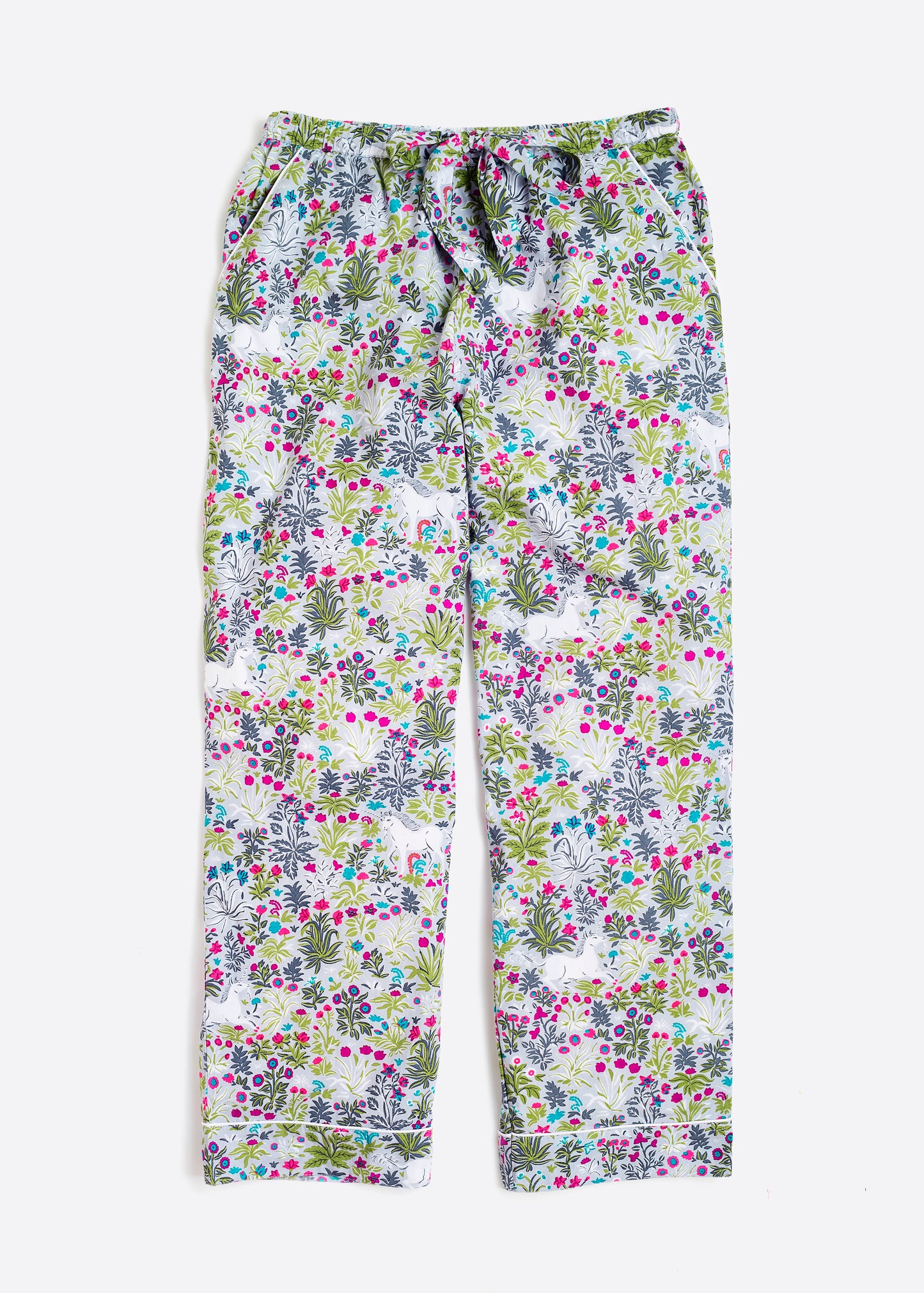Unicorn's Garden - Pajama Pants - Silver - Printfresh