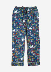 Unicorn's Garden - Pajama Pants - Indigo - Printfresh