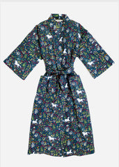 Unicorn's Garden - Robe - Indigo - Printfresh