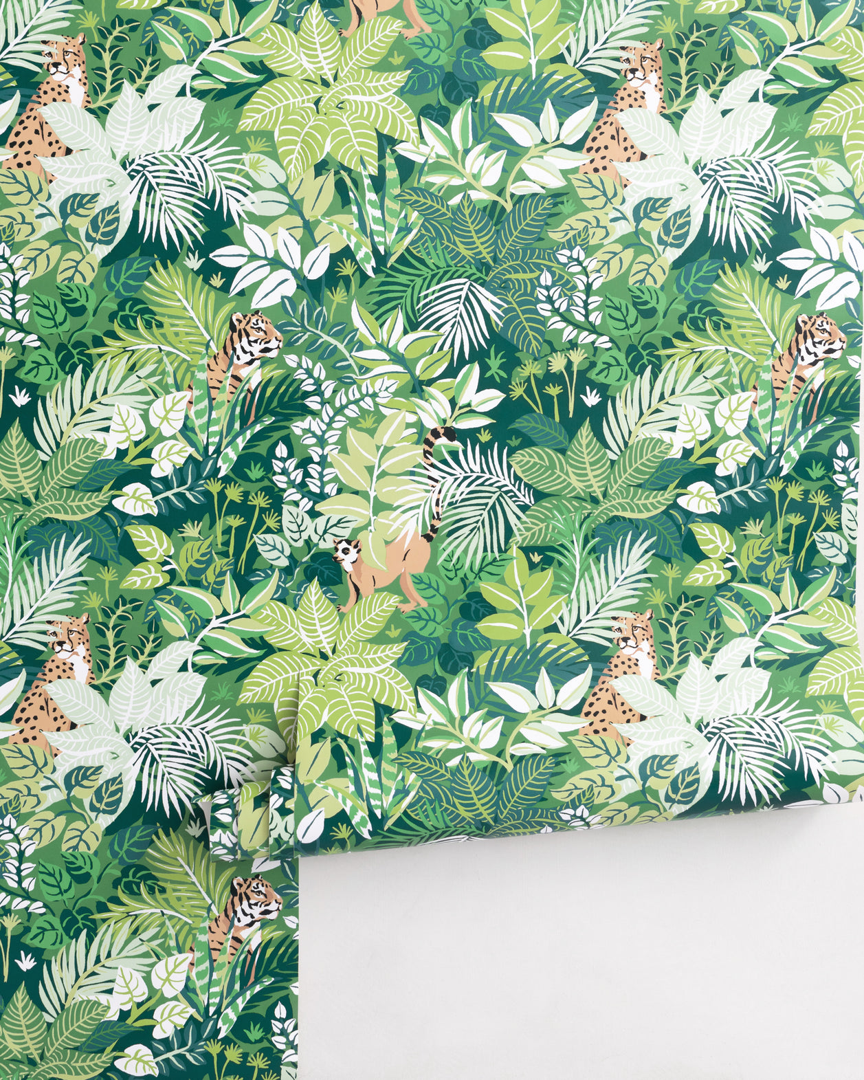 Tropical Oasis - Peel & Stick Wallpaper - Sage - Printfresh