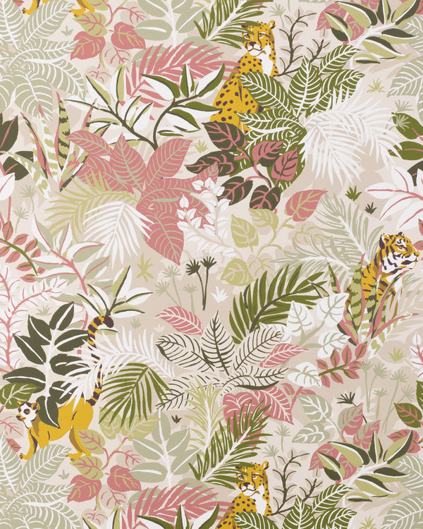 Tropical Oasis - Peel & Stick Wallpaper - Sand - Printfresh