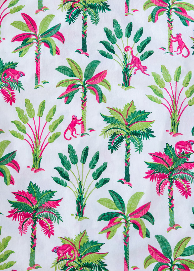Royal Palms - Pajama Pants - Pink Basil - Printfresh