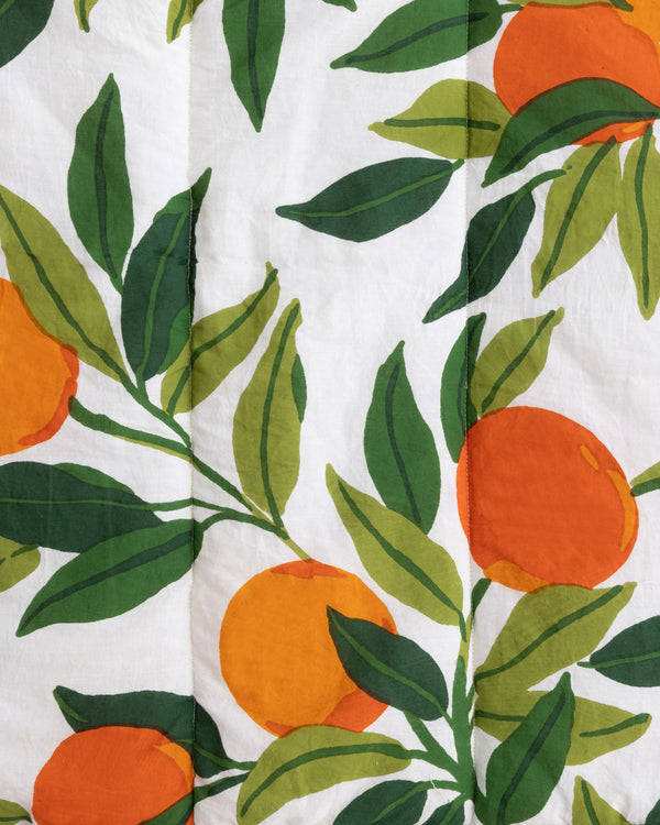 Clementine - Quilted Sham - Cloud - Printfresh