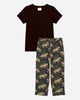 Bagheera - T-Shirt and Pajama Pants Bundle - Ink/Black - Printfresh